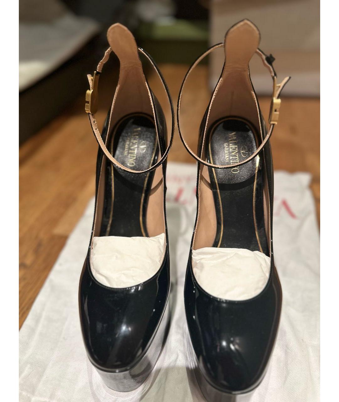 VALENTINO Черные туфли из лакированной кожи, фото 2