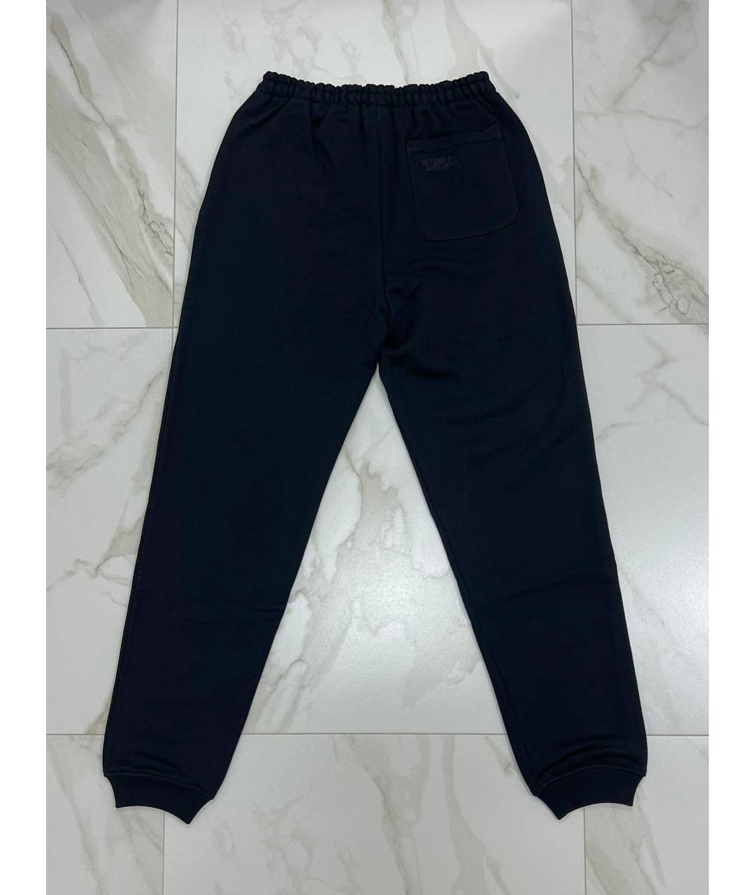 VETEMENTS Черные повседневные брюки, фото 5