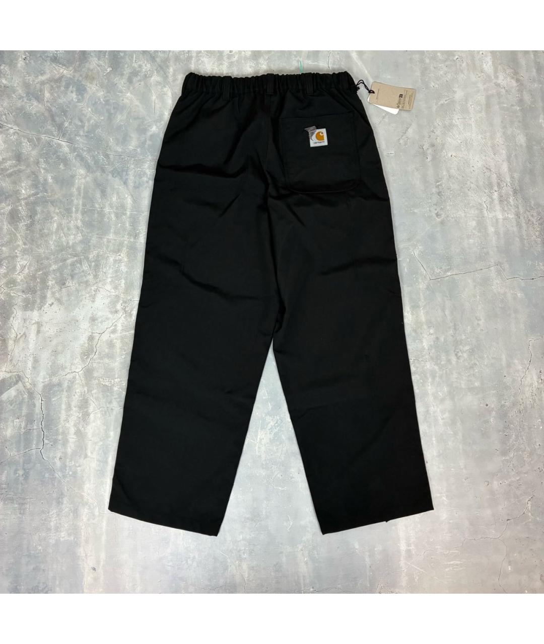 CARHARTT WIP Черные полиамидовые повседневные брюки, фото 2