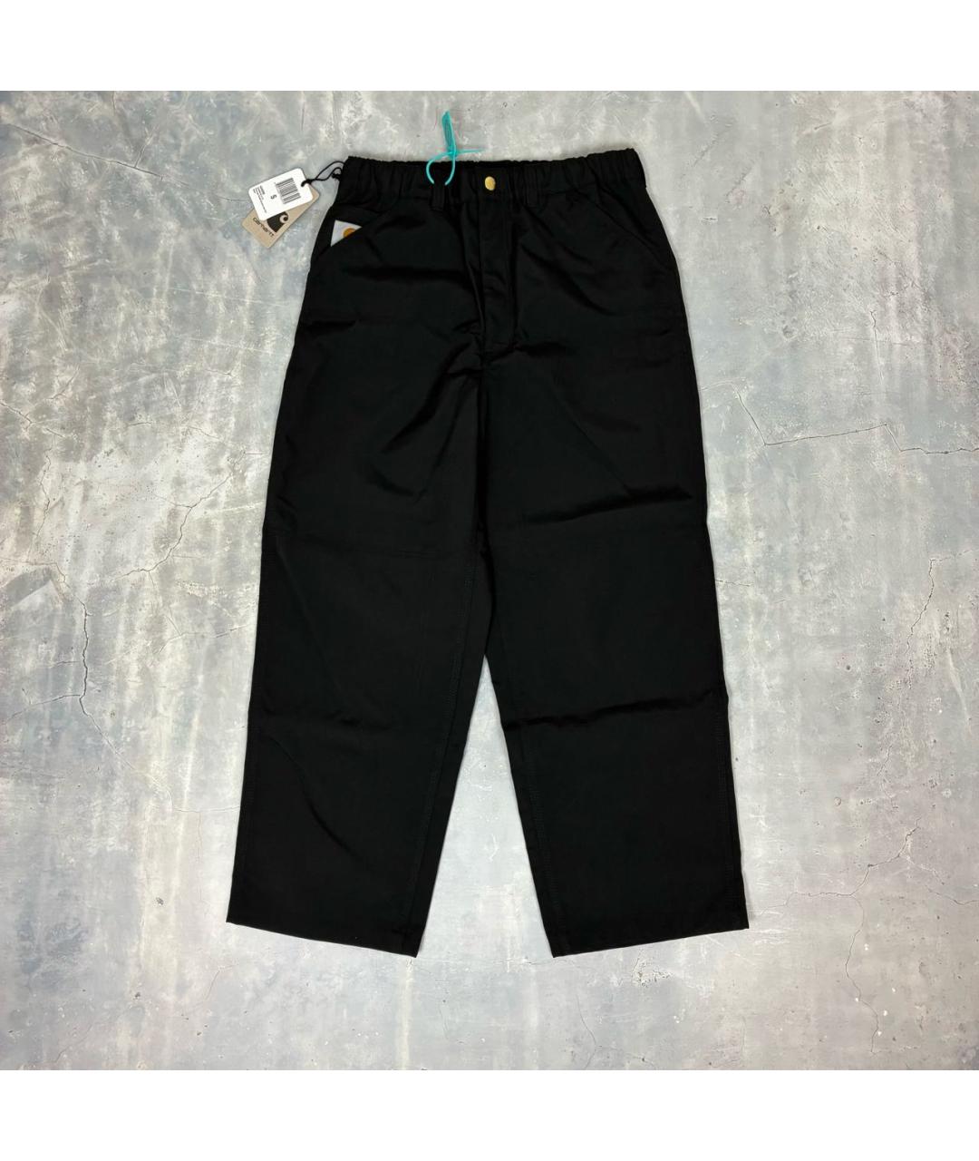 CARHARTT WIP Черные полиамидовые повседневные брюки, фото 7