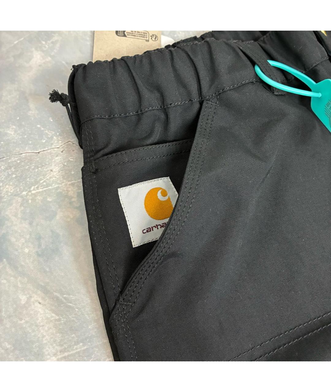 CARHARTT WIP Черные полиамидовые повседневные брюки, фото 3