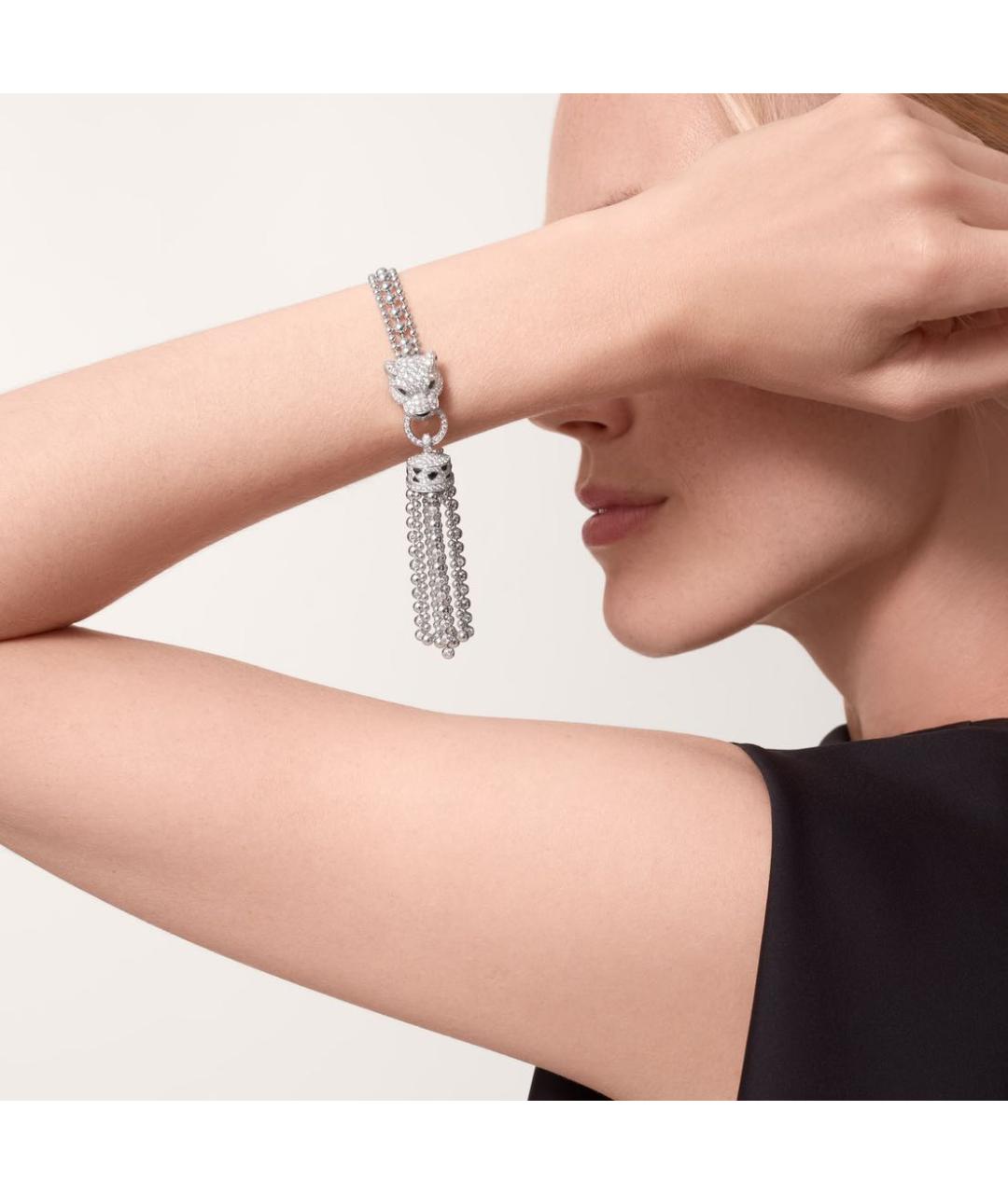 CARTIER Белый браслет из белого золота, фото 2