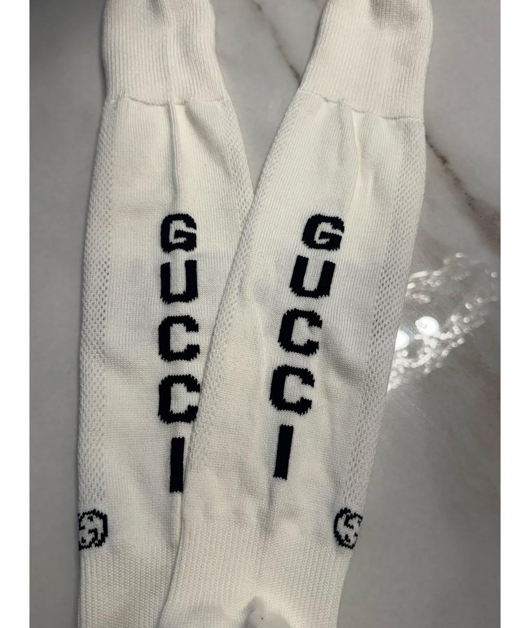 GUCCI Белые носки, чулки и колготы, фото 3