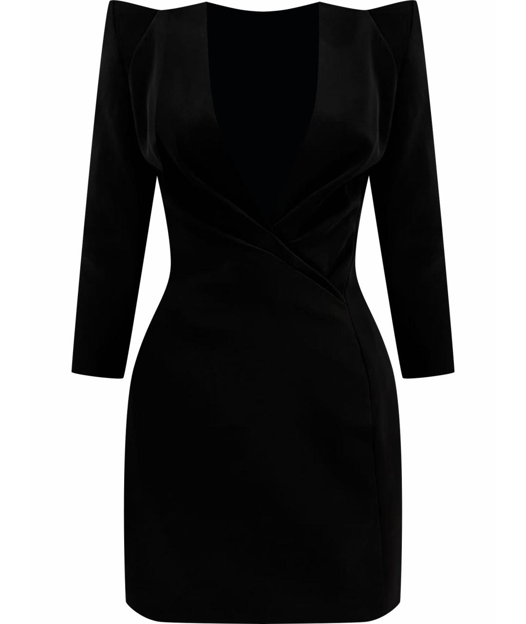 BALMAIN Черное коктейльное платье, фото 1