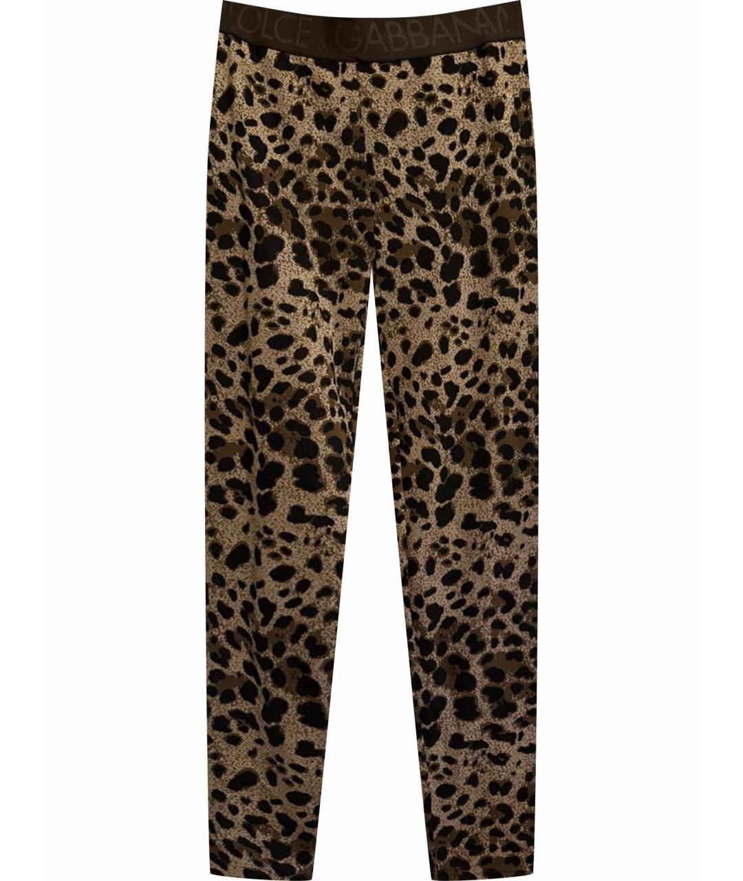 DOLCE&GABBANA Мульти вискозные леггинсы и велосипедки, фото 1