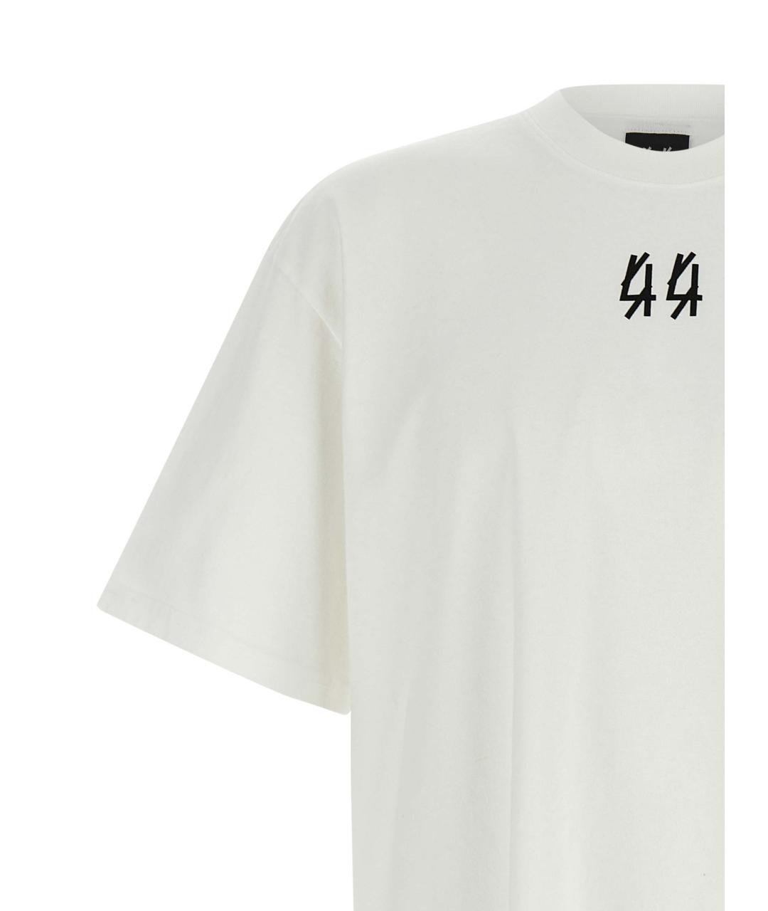 44 LABEL Белая хлопковая футболка, фото 3