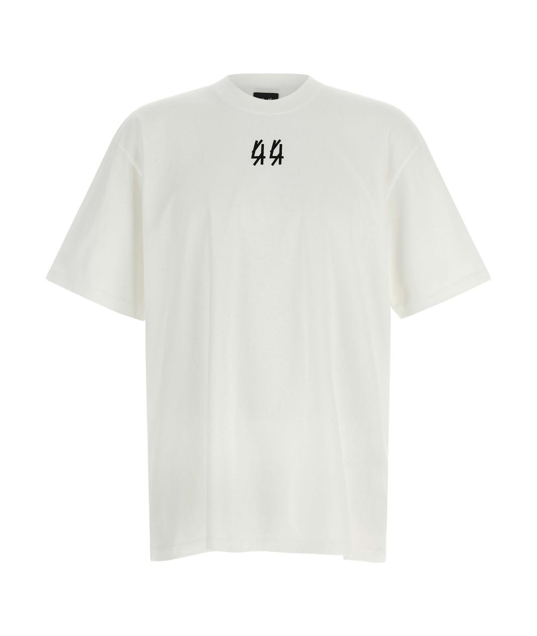 44 LABEL Белая хлопковая футболка, фото 1