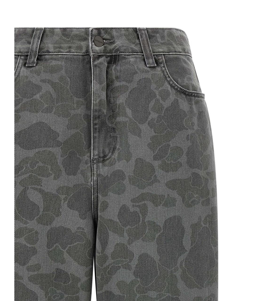 CARHARTT WIP Серые хлопковые прямые джинсы, фото 3