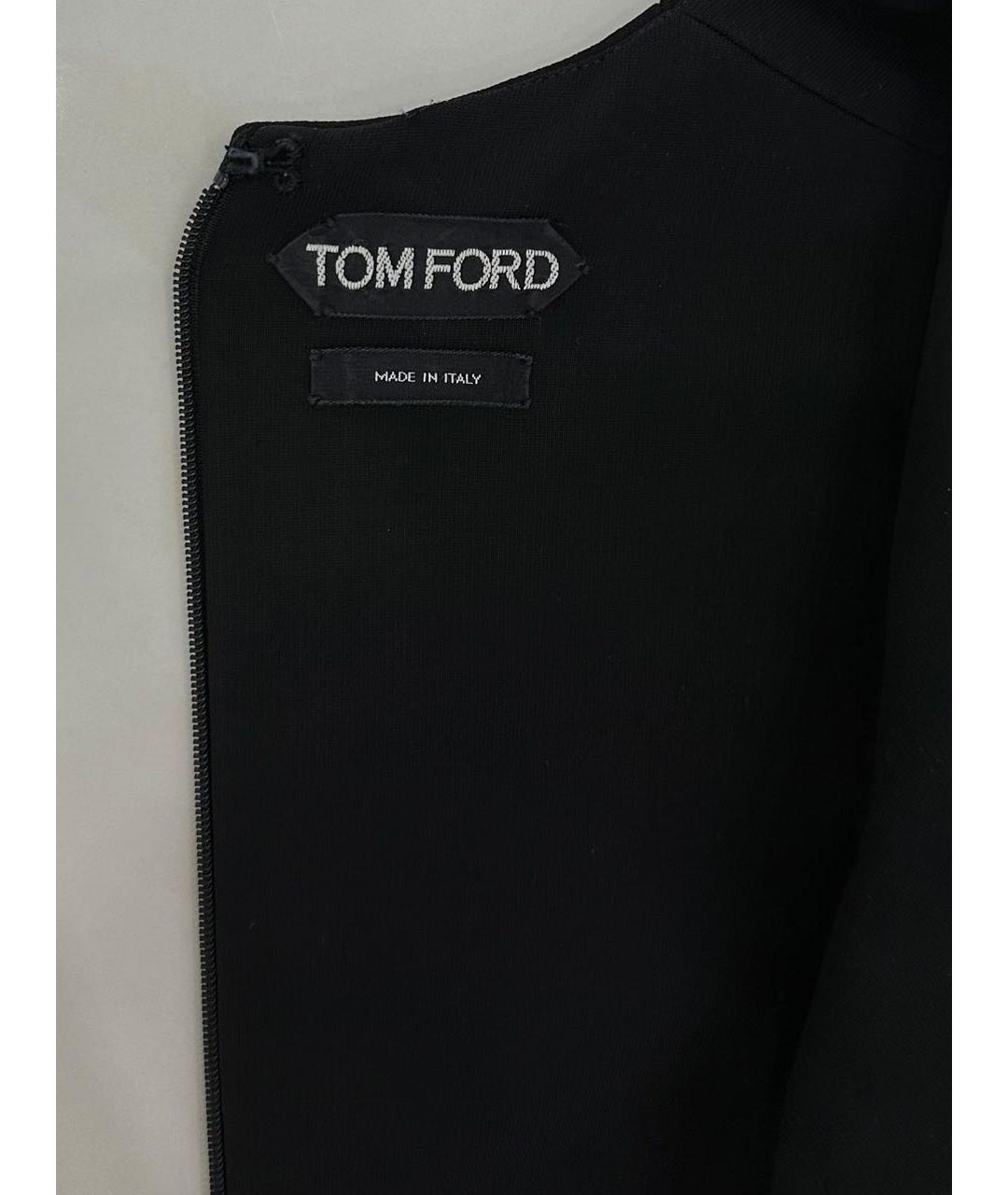 TOM FORD Черное повседневное платье, фото 4