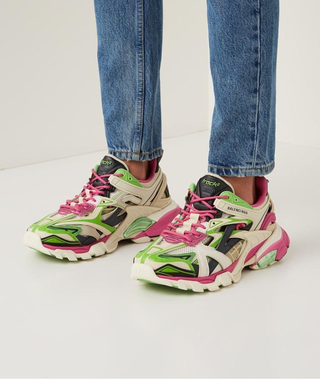 BALENCIAGA Розовые кроссовки, фото 9