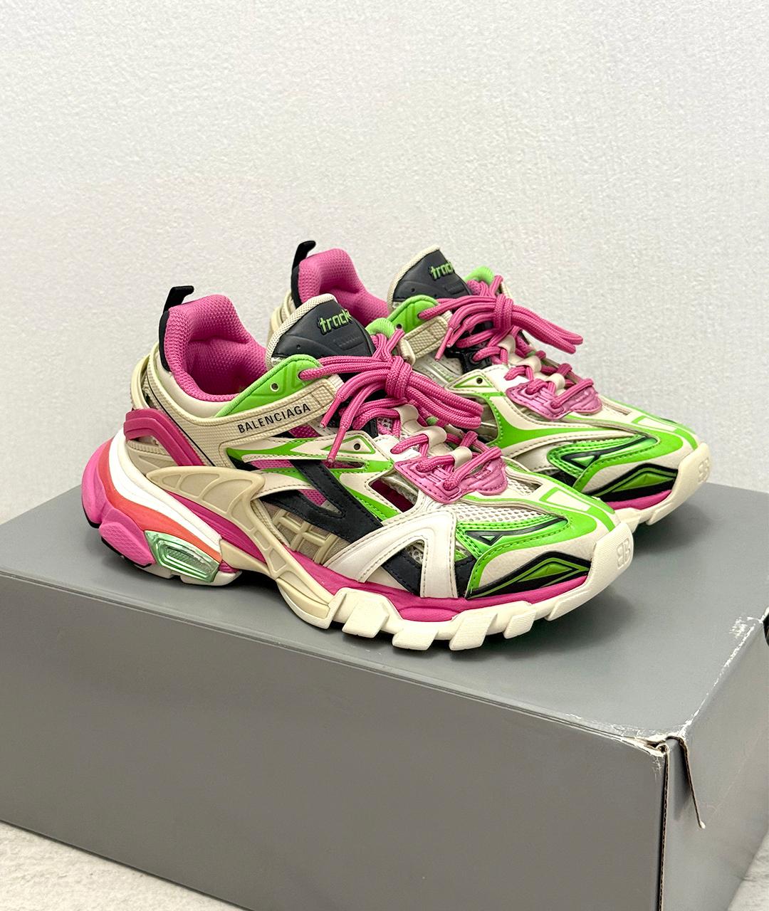 BALENCIAGA Розовые кроссовки, фото 2