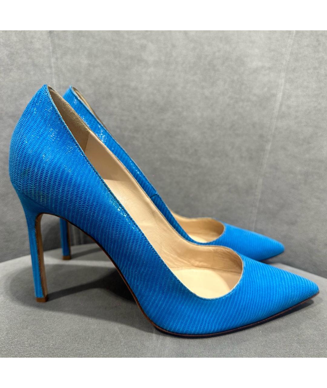 MANOLO BLAHNIK Синие туфли, фото 6