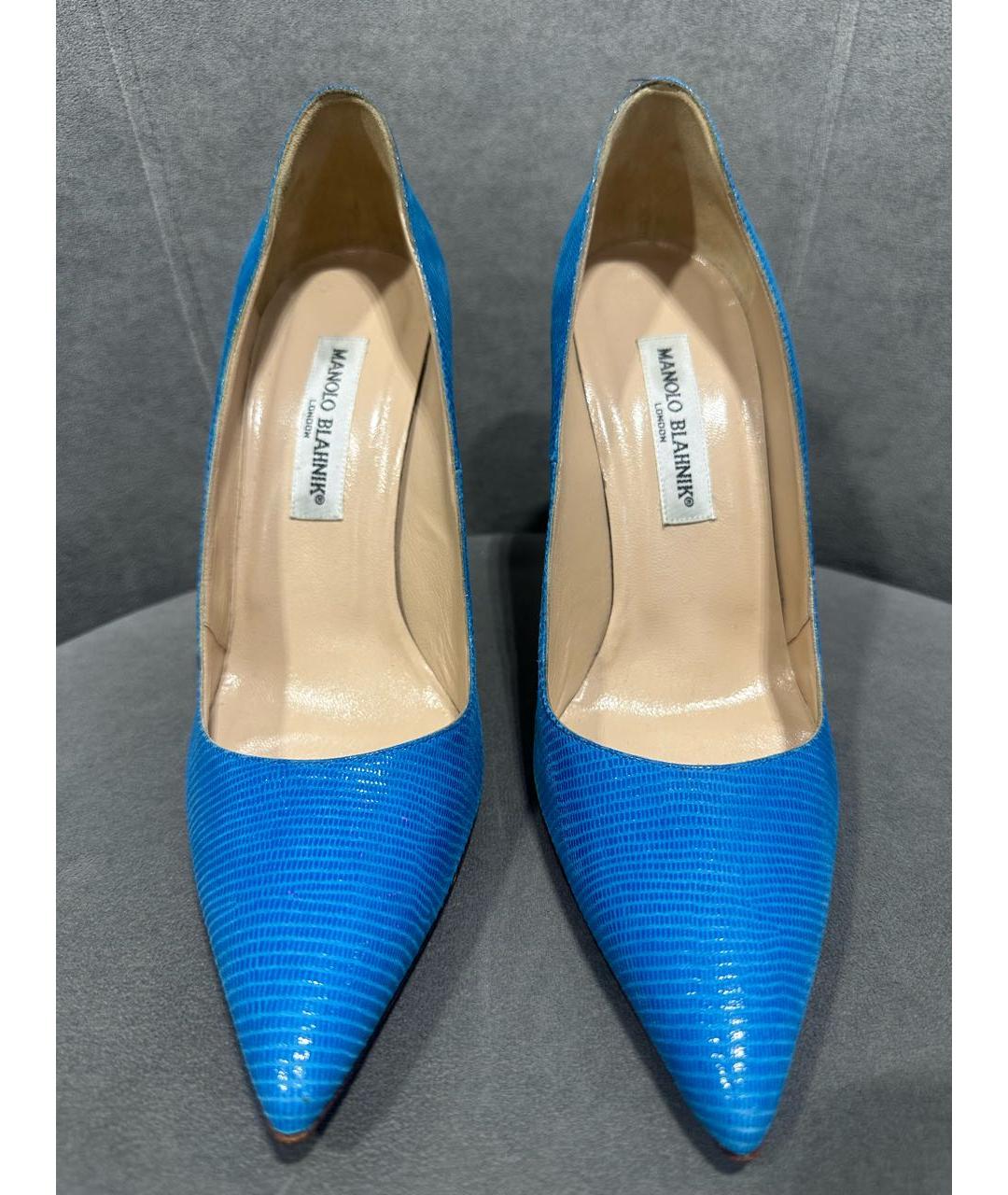 MANOLO BLAHNIK Синие туфли, фото 2
