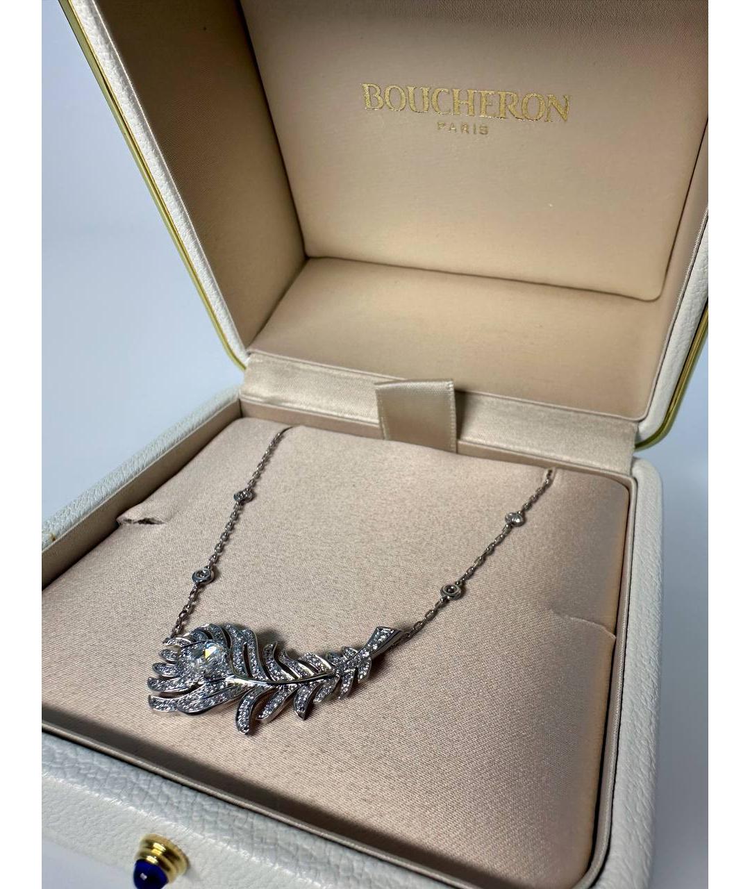 BOUCHERON Серебряная подвеска из белого золота, фото 4
