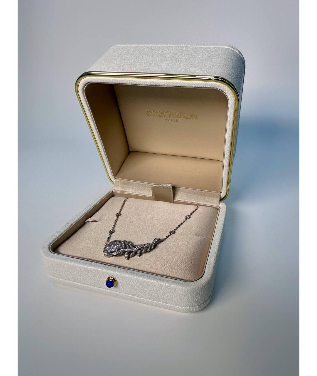BOUCHERON Серебряная подвеска из белого золота, фото 3