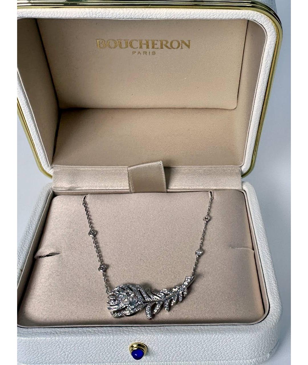 BOUCHERON Серебряная подвеска из белого золота, фото 7