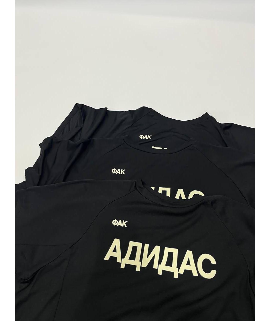 ADIDAS YEEZY Черная футболка, фото 3