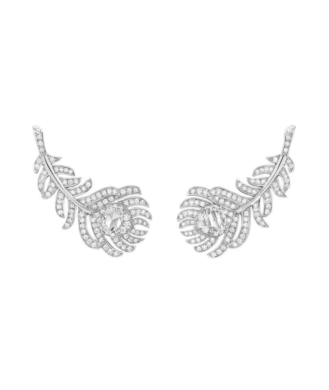BOUCHERON Серебряные серьги из белого золота, фото 10