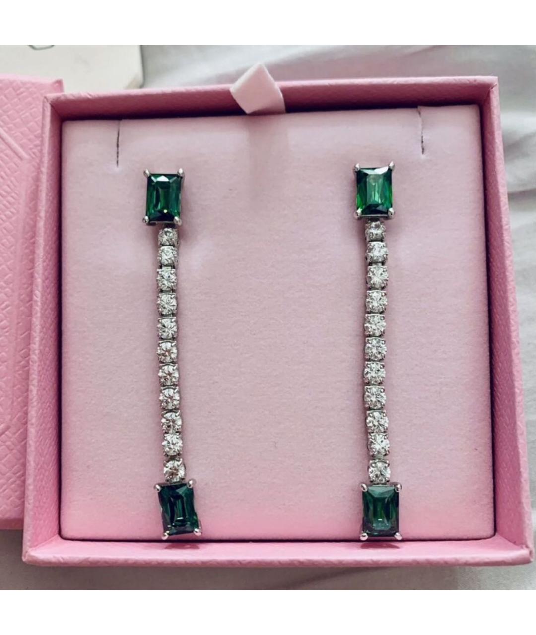 SWAROVSKI Серебряные с серебряным покрытием серьги, фото 5