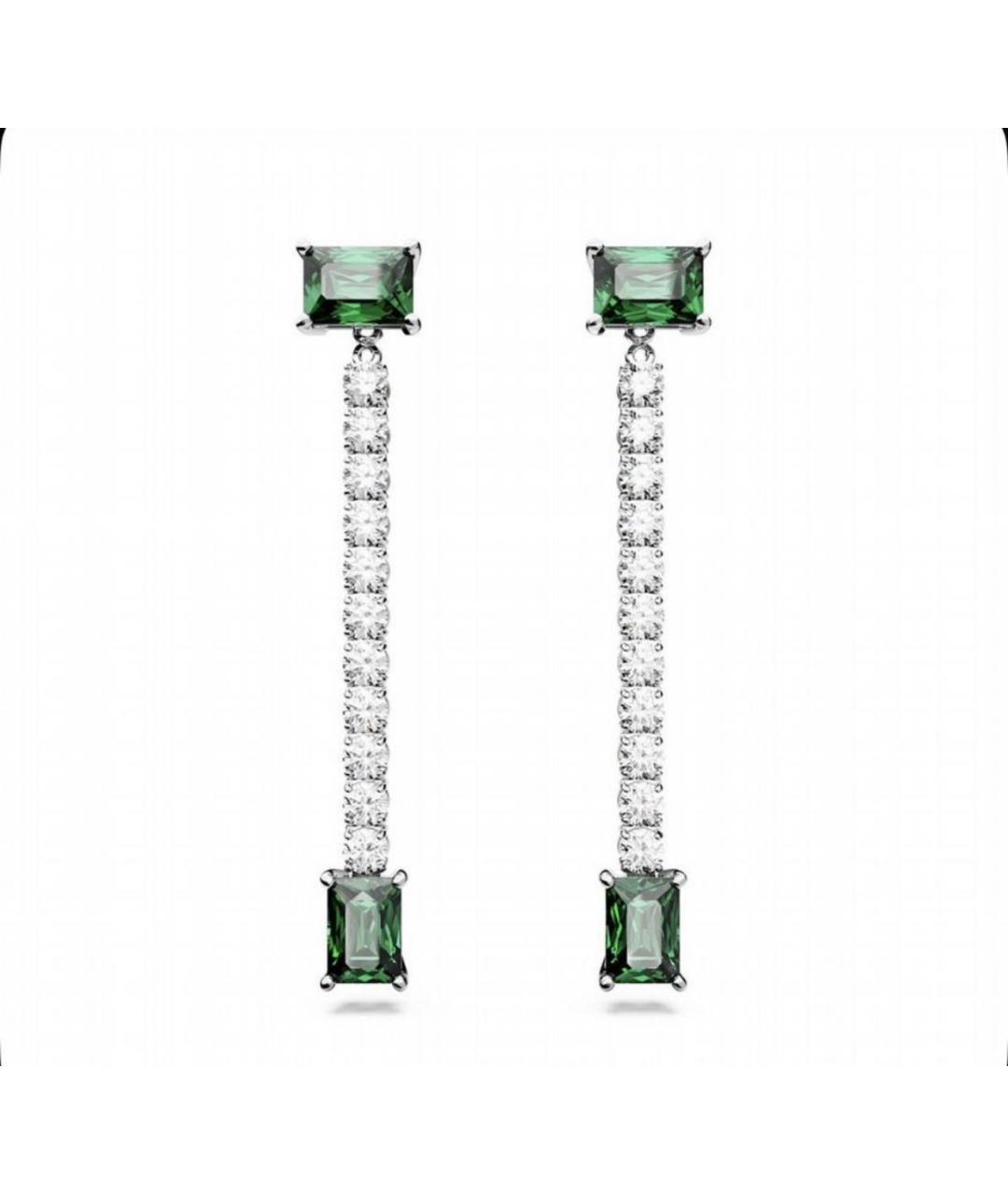 SWAROVSKI Серебряные с серебряным покрытием серьги, фото 1