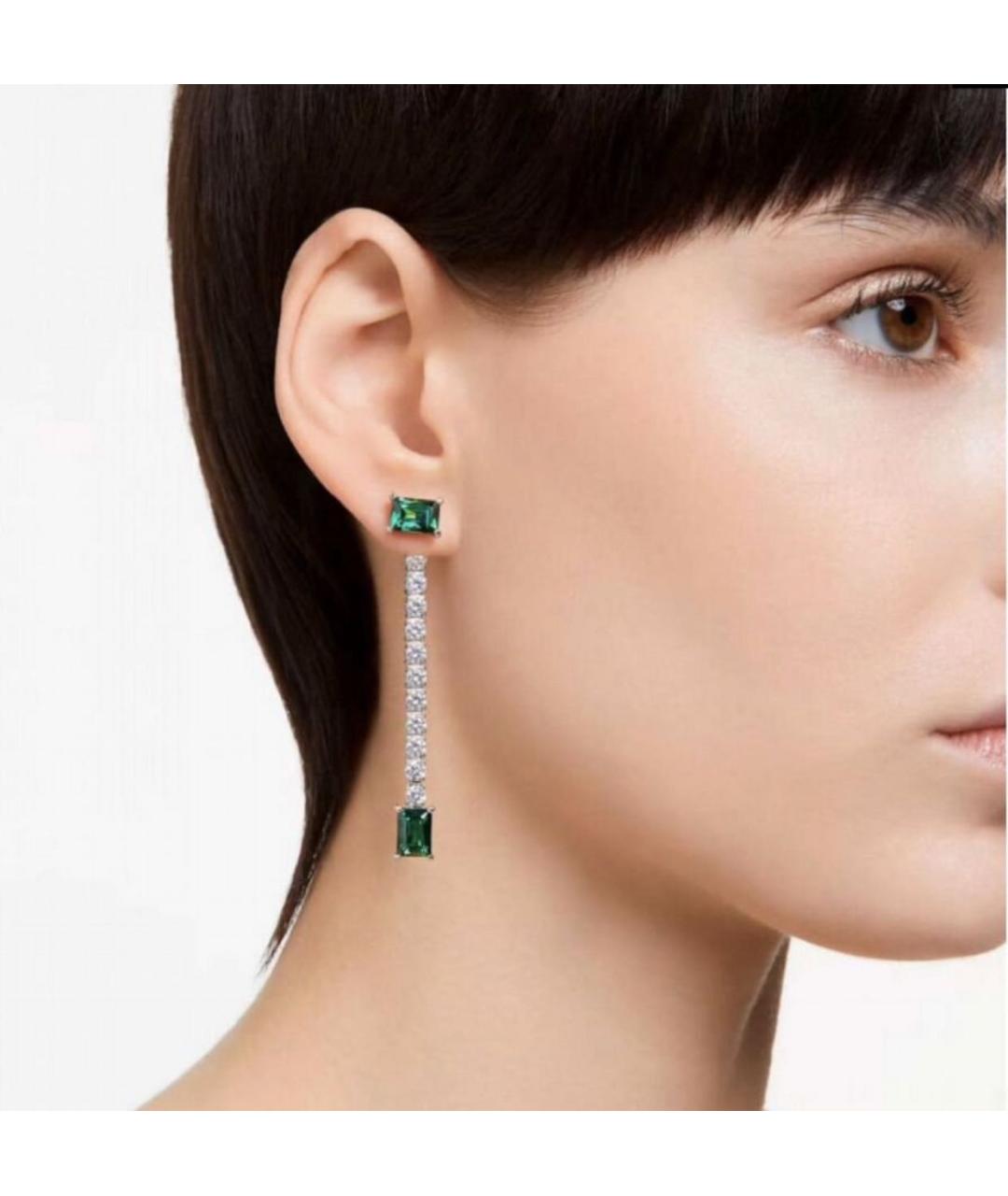 SWAROVSKI Серебряные с серебряным покрытием серьги, фото 4