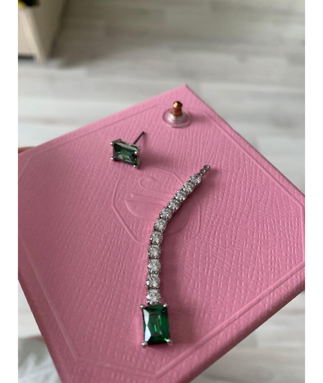 SWAROVSKI Серебряные с серебряным покрытием серьги, фото 7