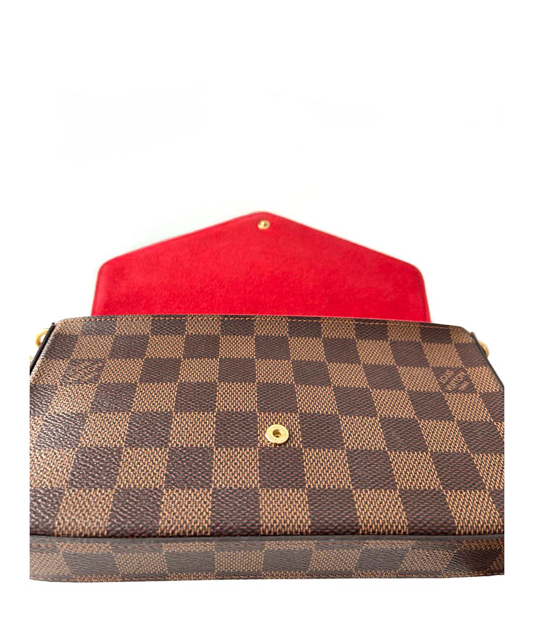 LOUIS VUITTON Коричневая сумка через плечо, фото 4