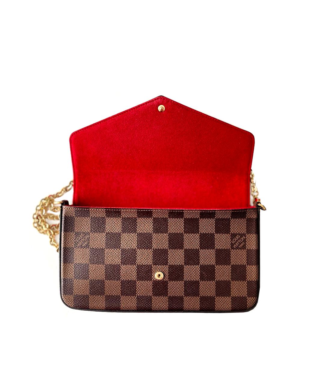 LOUIS VUITTON Коричневая сумка через плечо, фото 3