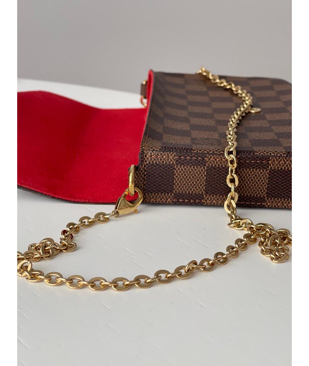 LOUIS VUITTON Коричневая сумка через плечо, фото 6