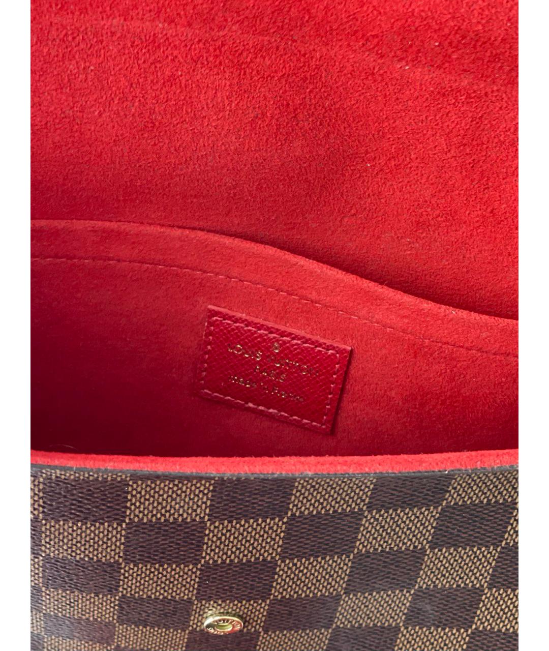 LOUIS VUITTON Коричневая сумка через плечо, фото 5