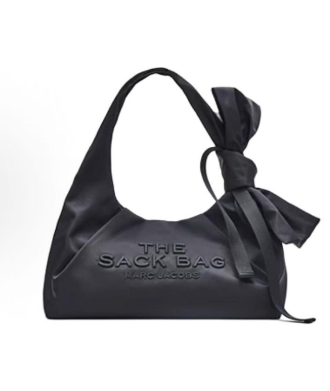 MARC JACOBS Черная тканевая сумка с короткими ручками, фото 6