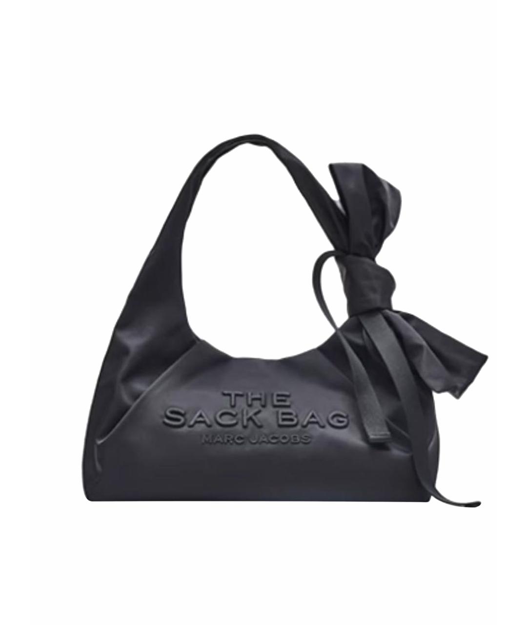 MARC JACOBS Черная тканевая сумка с короткими ручками, фото 1