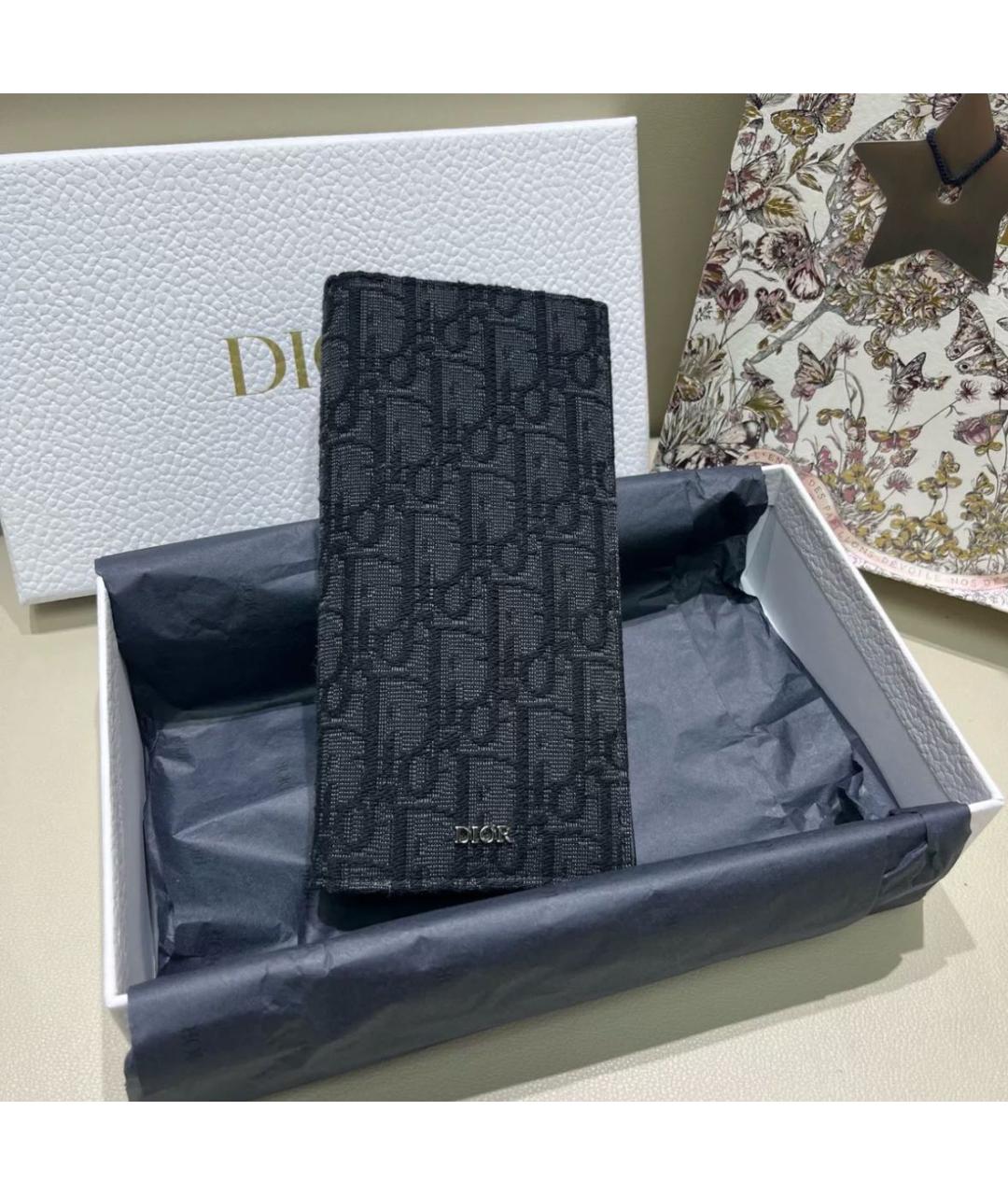 CHRISTIAN DIOR Черный кошелек, фото 3