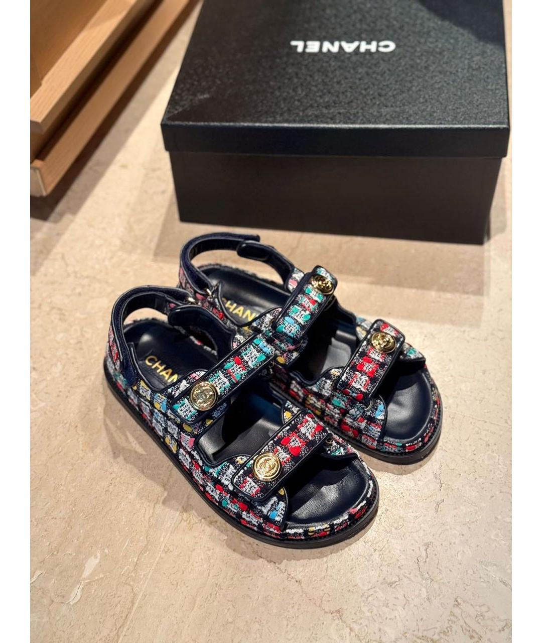 CHANEL Мульти сандалии, фото 2