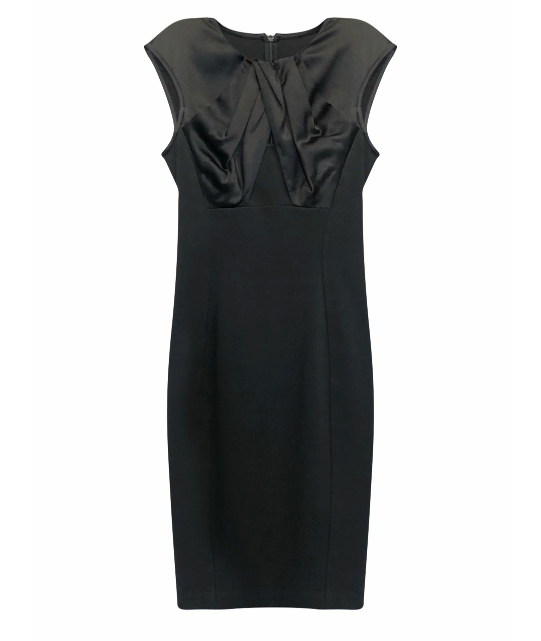 ST. JOHN Черное вискозное коктейльное платье, фото 1