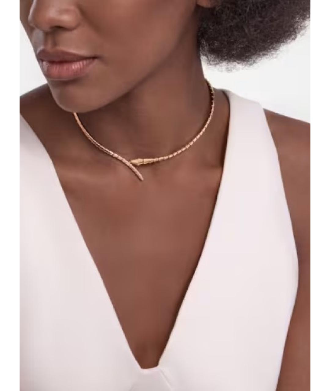 BVLGARI Золотое колье из розового золота, фото 4