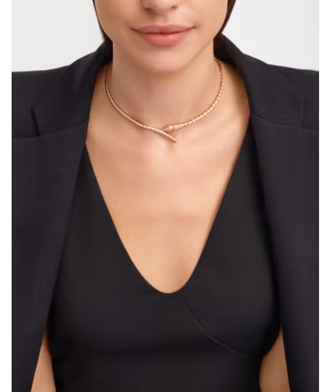 BVLGARI Золотое колье из розового золота, фото 3