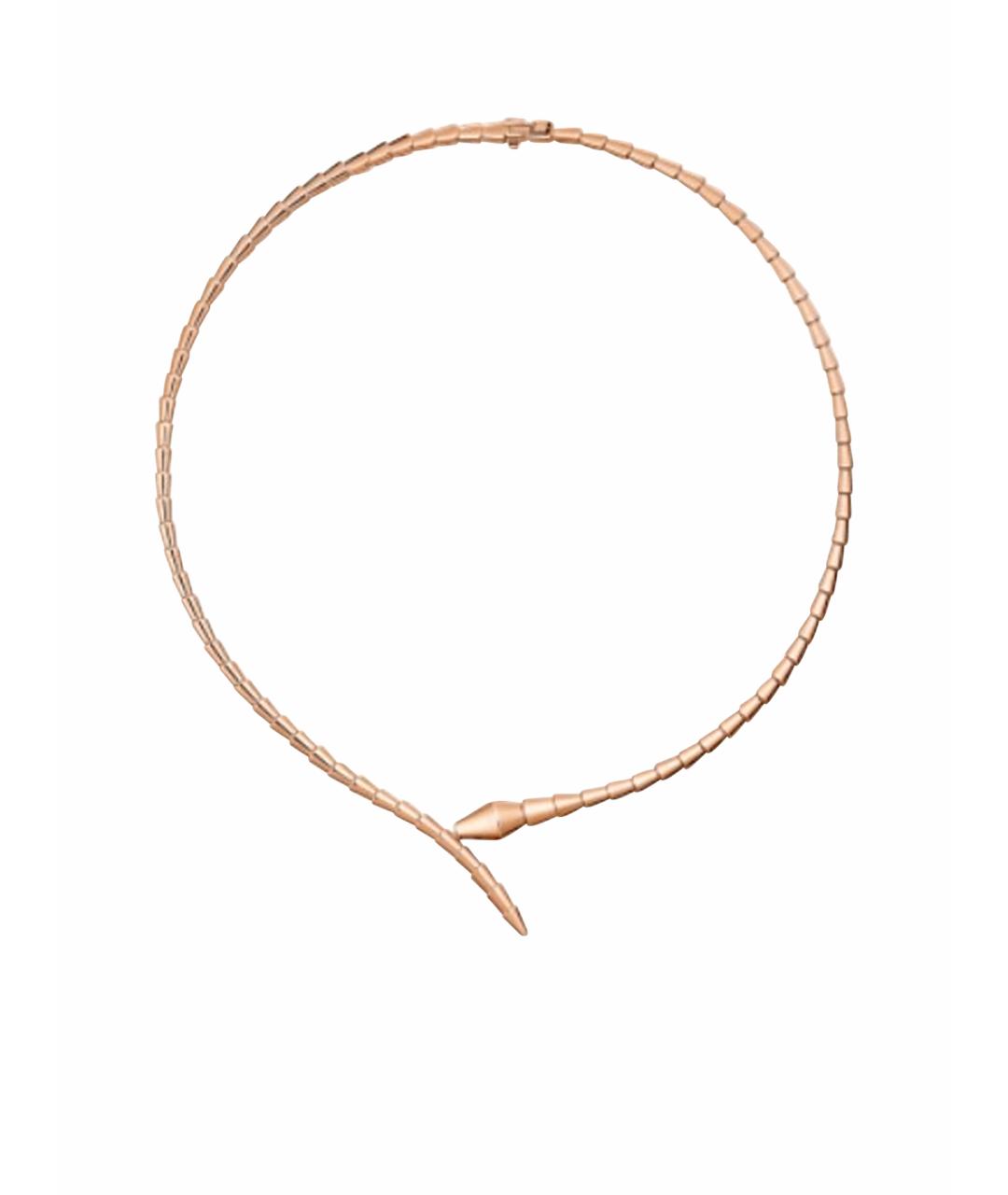 BVLGARI Золотое колье из розового золота, фото 1