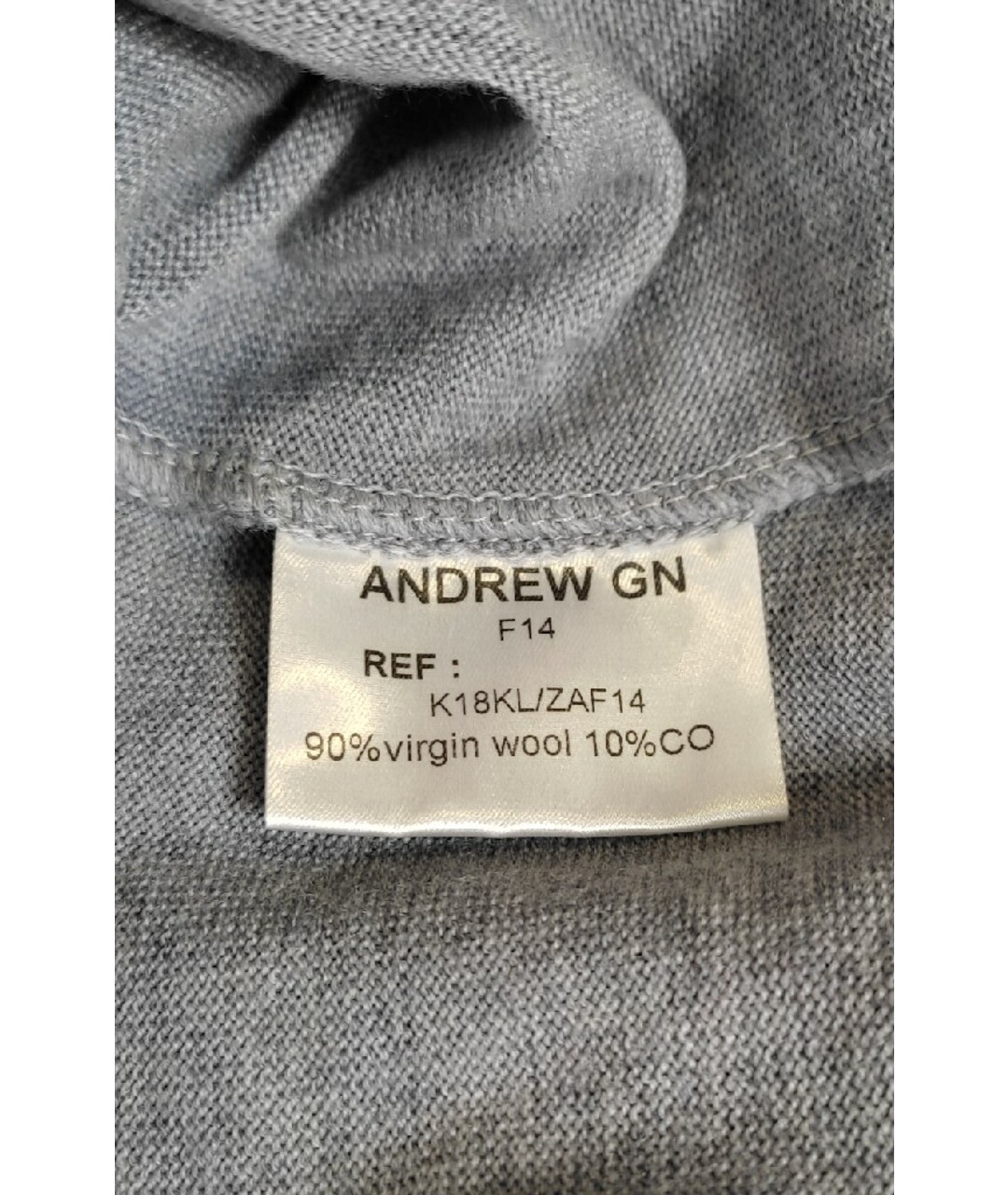 ANDREW GN Серый джемпер / свитер, фото 5