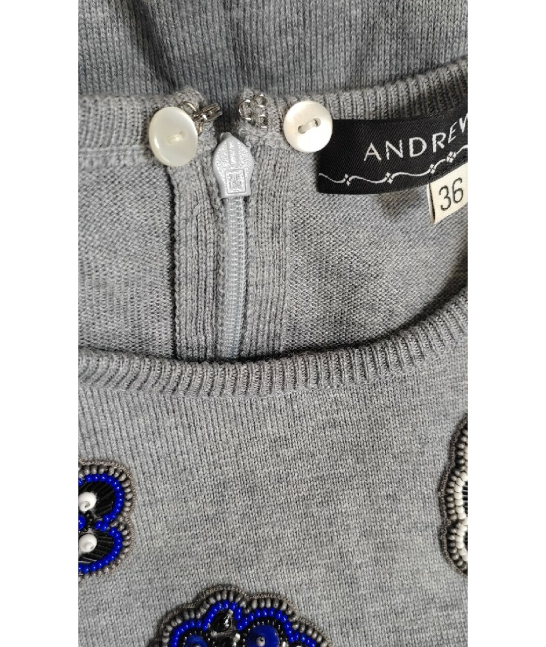 ANDREW GN Серый джемпер / свитер, фото 9