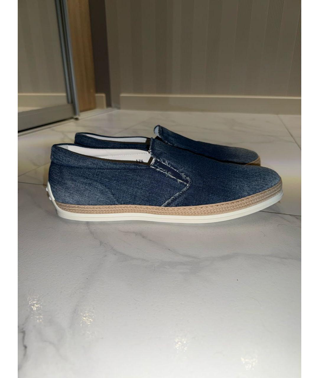 TOD'S Синие лоферы, фото 7