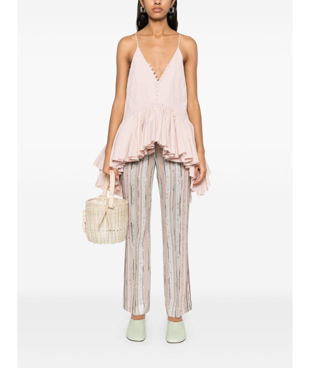 MISSONI Мульти вискозные прямые брюки, фото 5