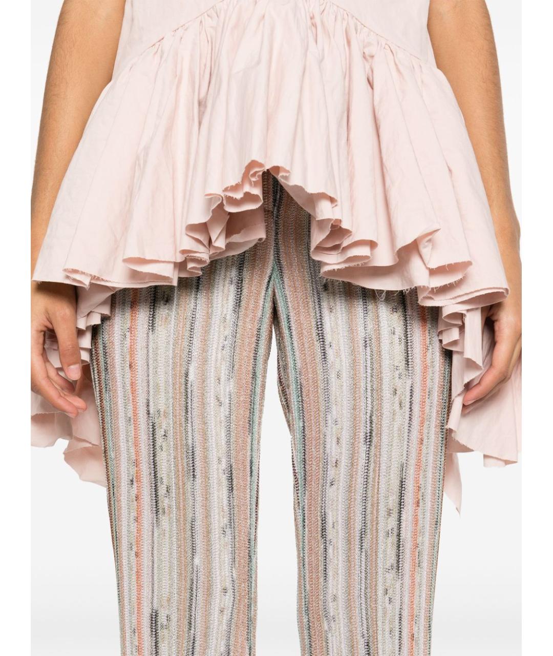 MISSONI Мульти вискозные прямые брюки, фото 3