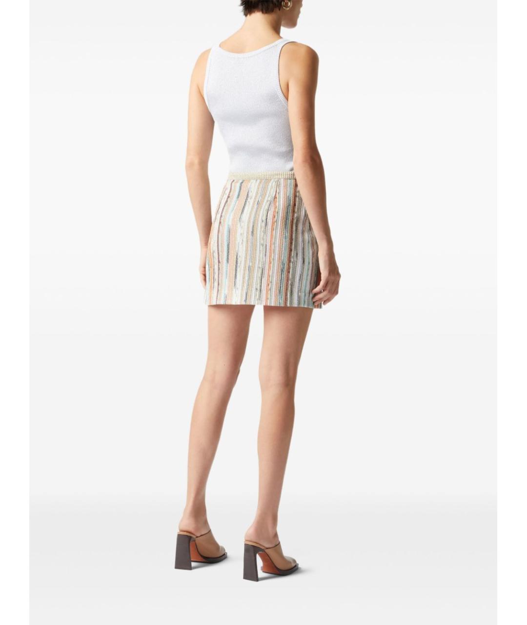 MISSONI Мульти хлопковая юбка мини, фото 4