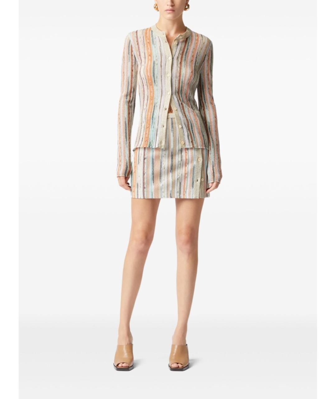 MISSONI Мульти хлопковая юбка мини, фото 3