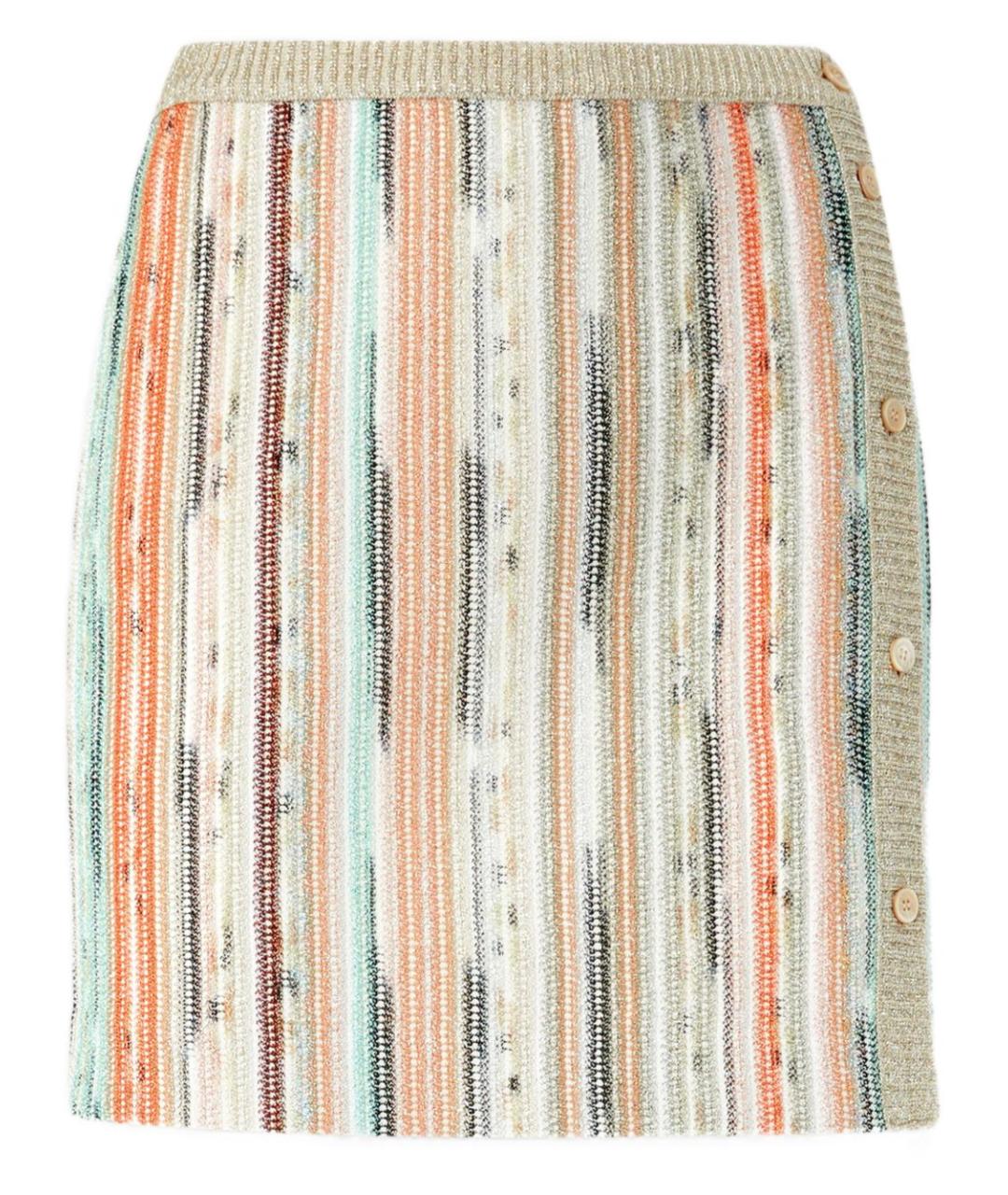 MISSONI Мульти хлопковая юбка мини, фото 1