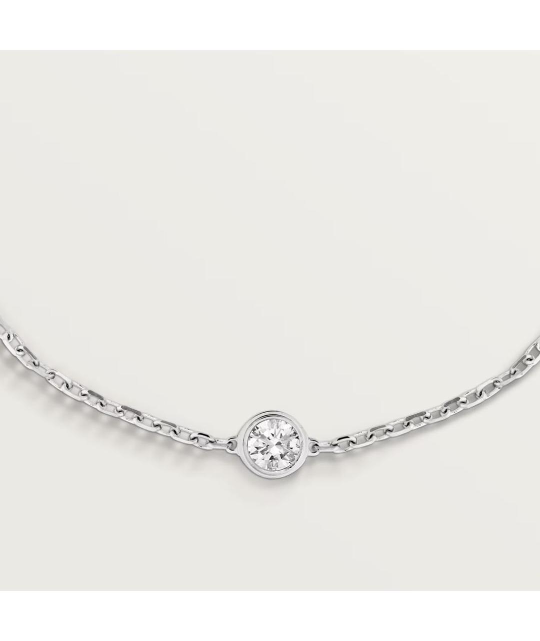 CARTIER Белый браслет из белого золота, фото 4