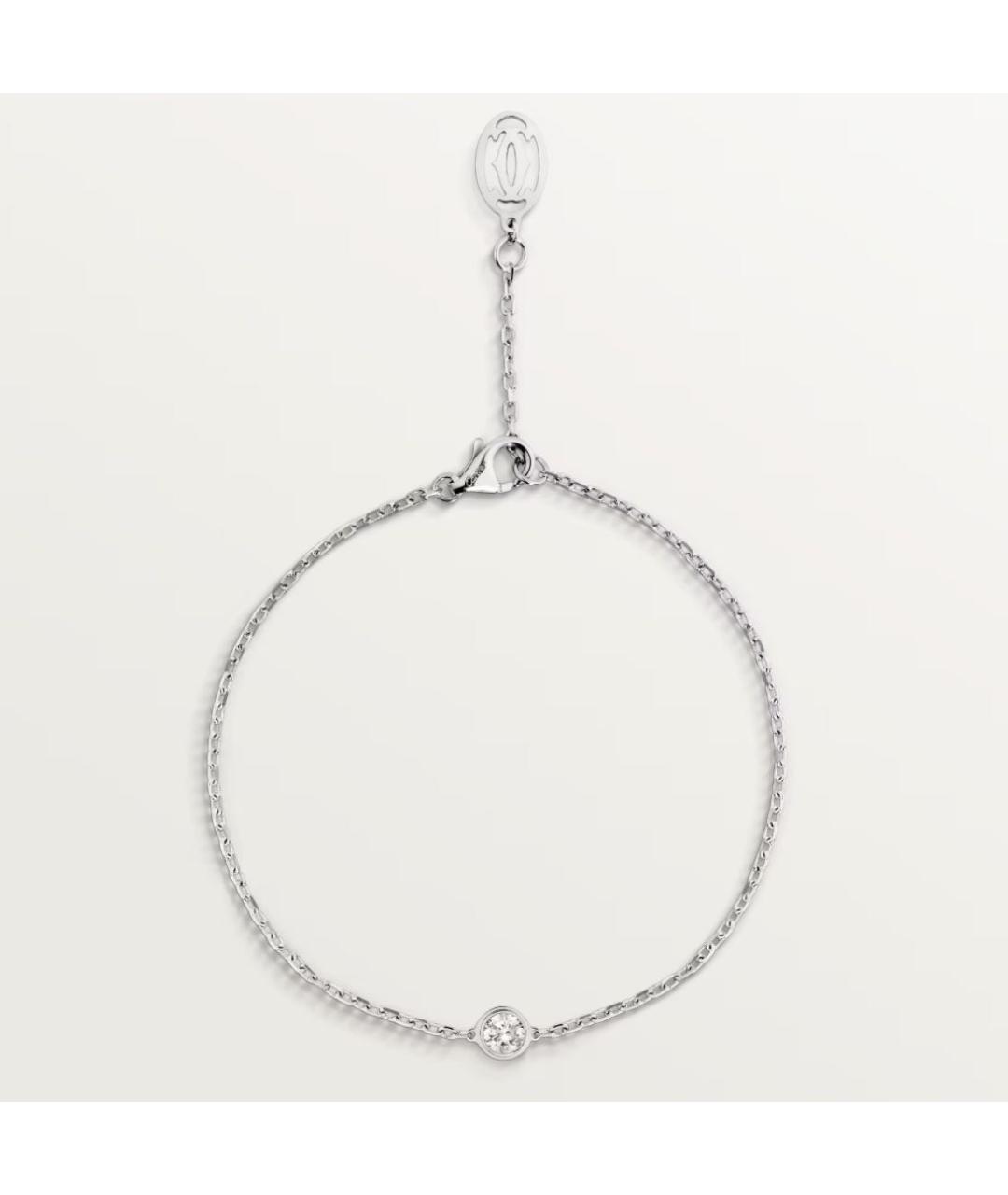 CARTIER Белый браслет из белого золота, фото 9