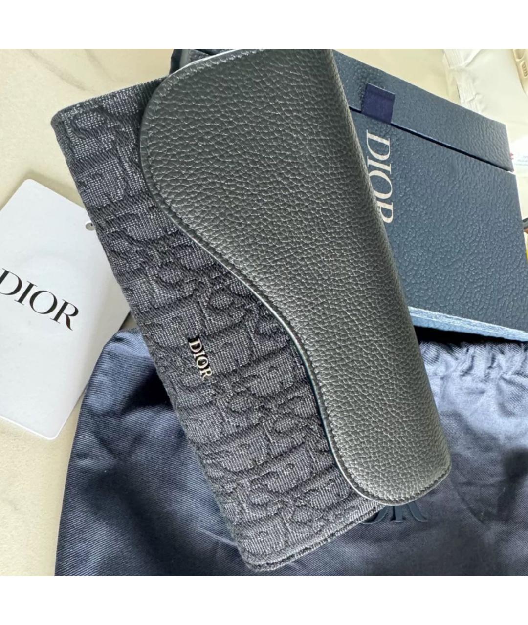 CHRISTIAN DIOR Черный кошелек, фото 2