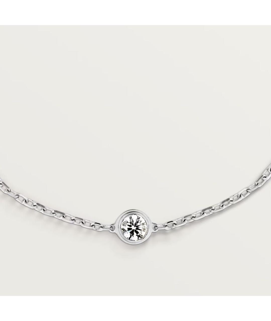 CARTIER Белый браслет из белого золота, фото 4
